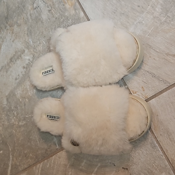 Fireside Shearling Moccasin Slippers - Water Resistant Indoor/Outdoor House Shoes